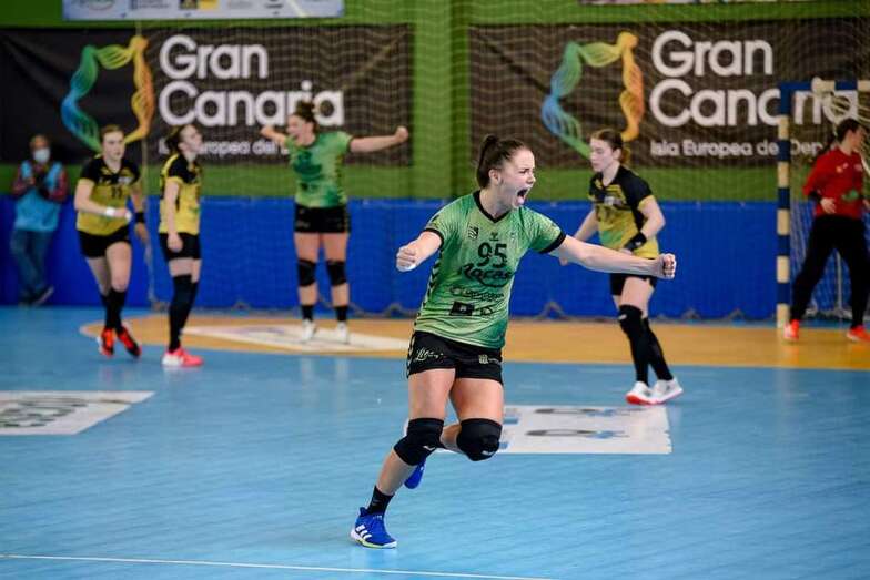 Una de las jugadores internacionales del Rocasa/TA.